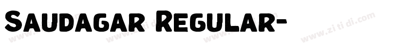 Saudagar Regular字体转换